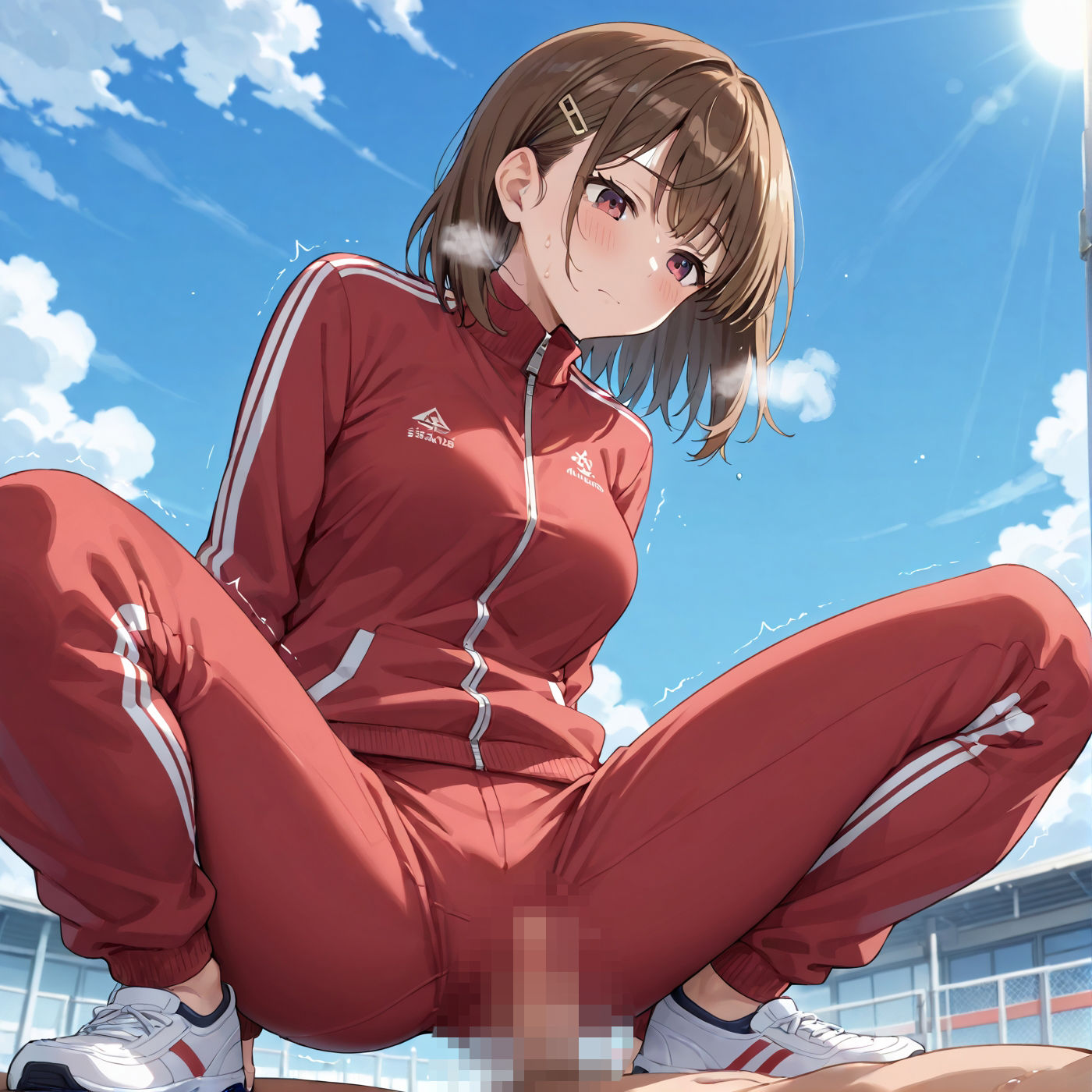 学園性活！ユニフォームに滲む汗 テニス部の本気がエロい5【汗かく美少女の厳選CG370枚収録】 サンプル画像7