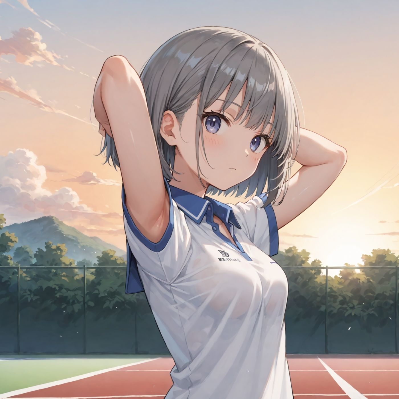 学園性活！ユニフォームに滲む汗 テニス部の本気がエロい7【汗かく美少女の厳選CG353枚収録】PC向け サンプル画像5