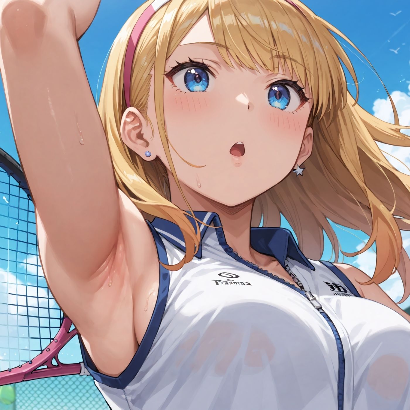 学園性活！ユニフォームに滲む汗 テニス部の本気がエロい7【汗かく美少女の厳選CG353枚収録】PC向け サンプル画像7