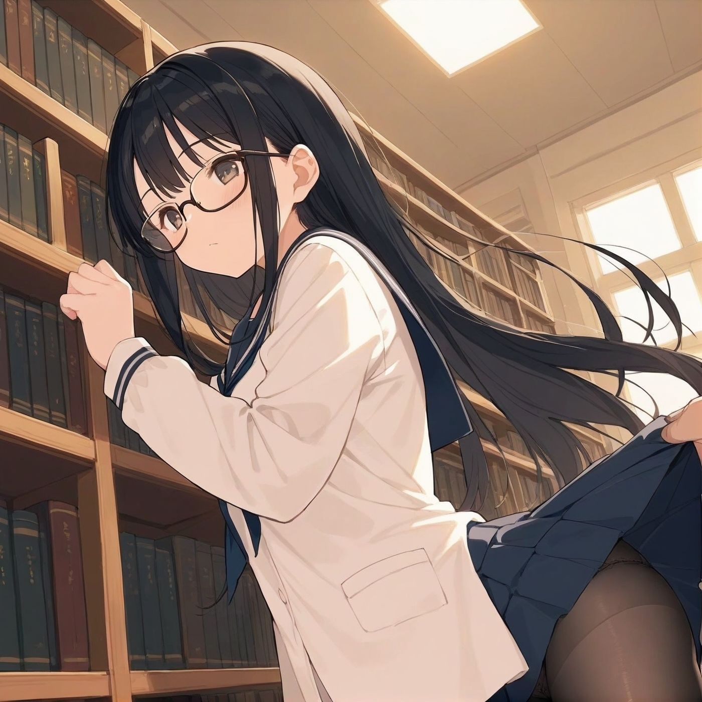 学園性活！図書委員と官能的な秘め事6【メガネ美少女の厳選CG333枚収録】 サンプル画像3