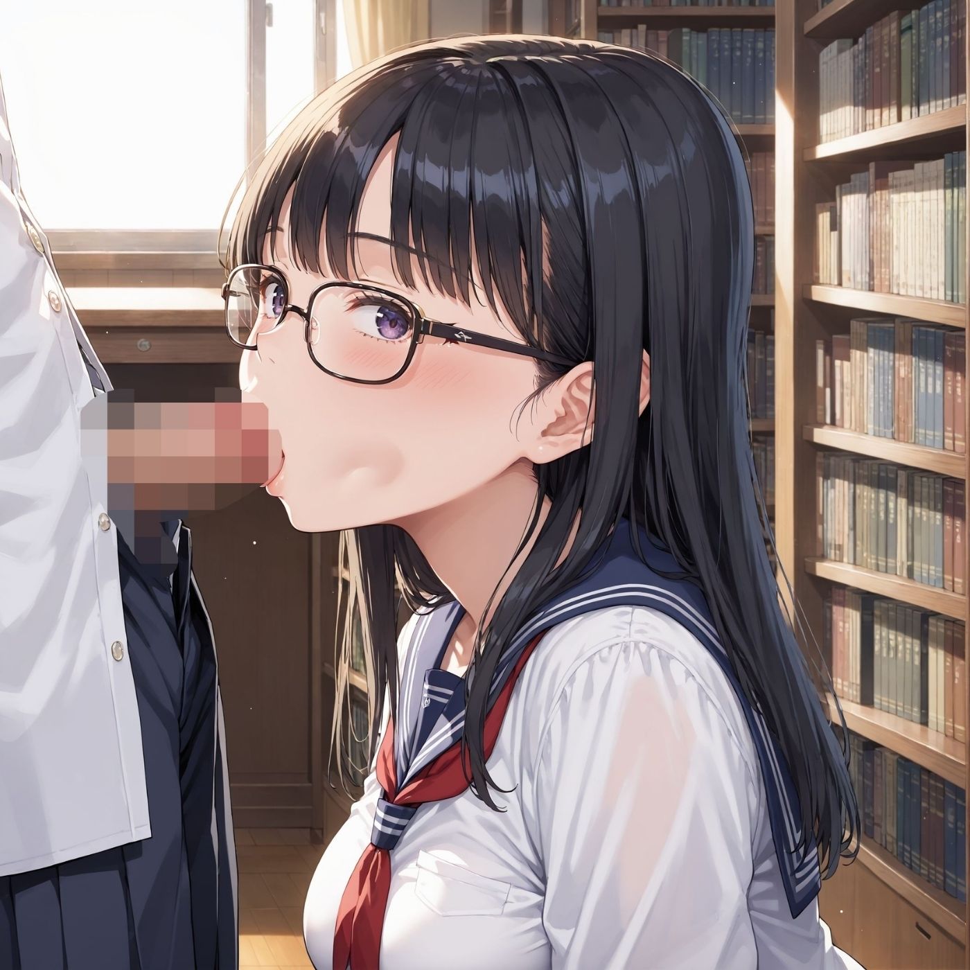 学園性活！図書委員と官能的な秘め事6【メガネ美少女の厳選CG333枚収録】 サンプル画像4