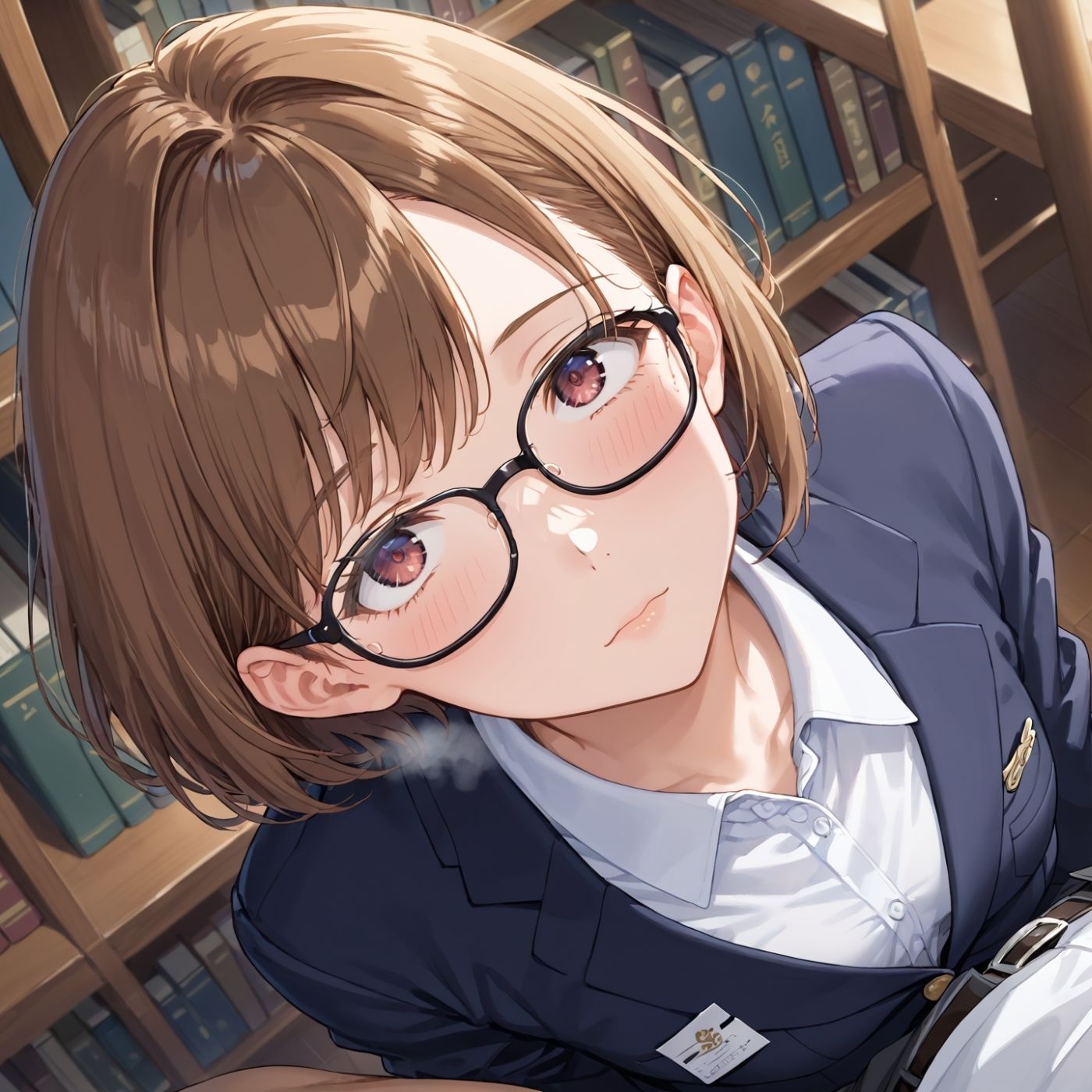 学園性活！図書委員と官能的な秘め事6【メガネ美少女の厳選CG333枚収録】 サンプル画像8