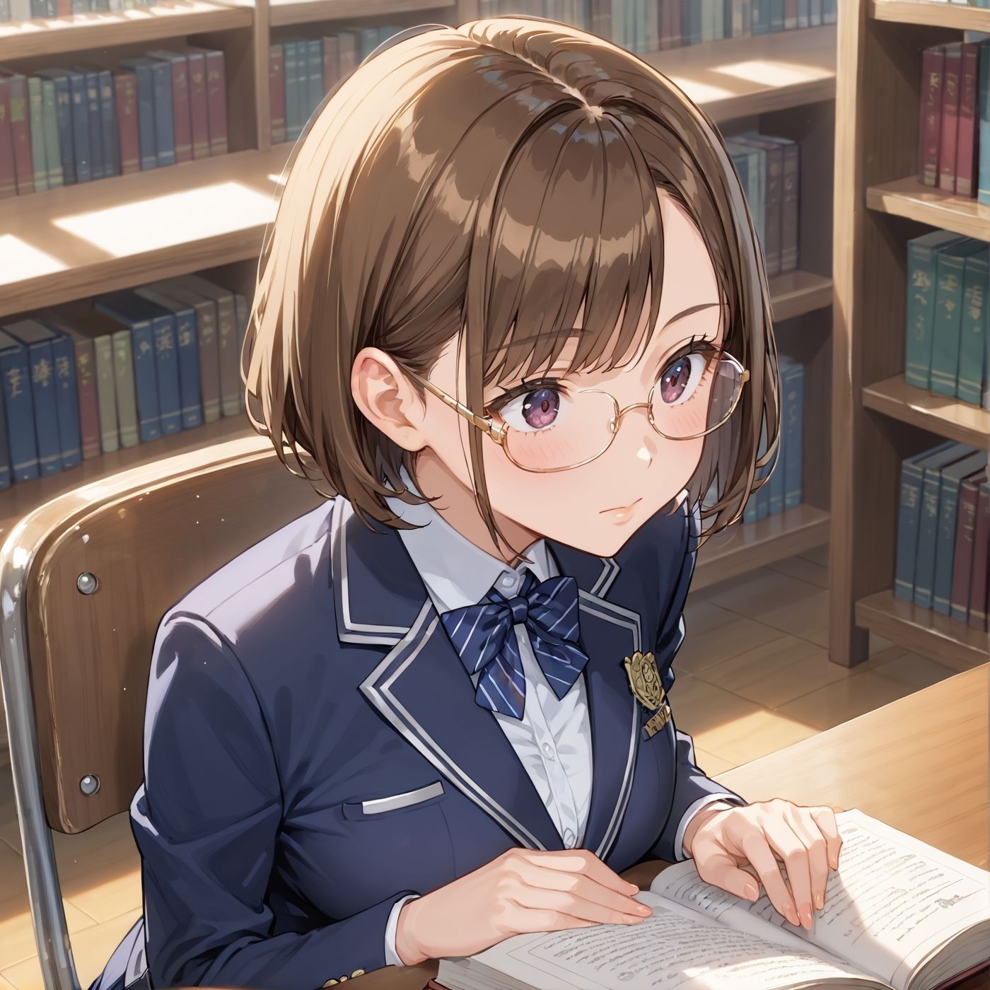 学園性活！図書委員と官能的な秘め事9【メガネ美少女の厳選CG209枚収録】 サンプル画像3