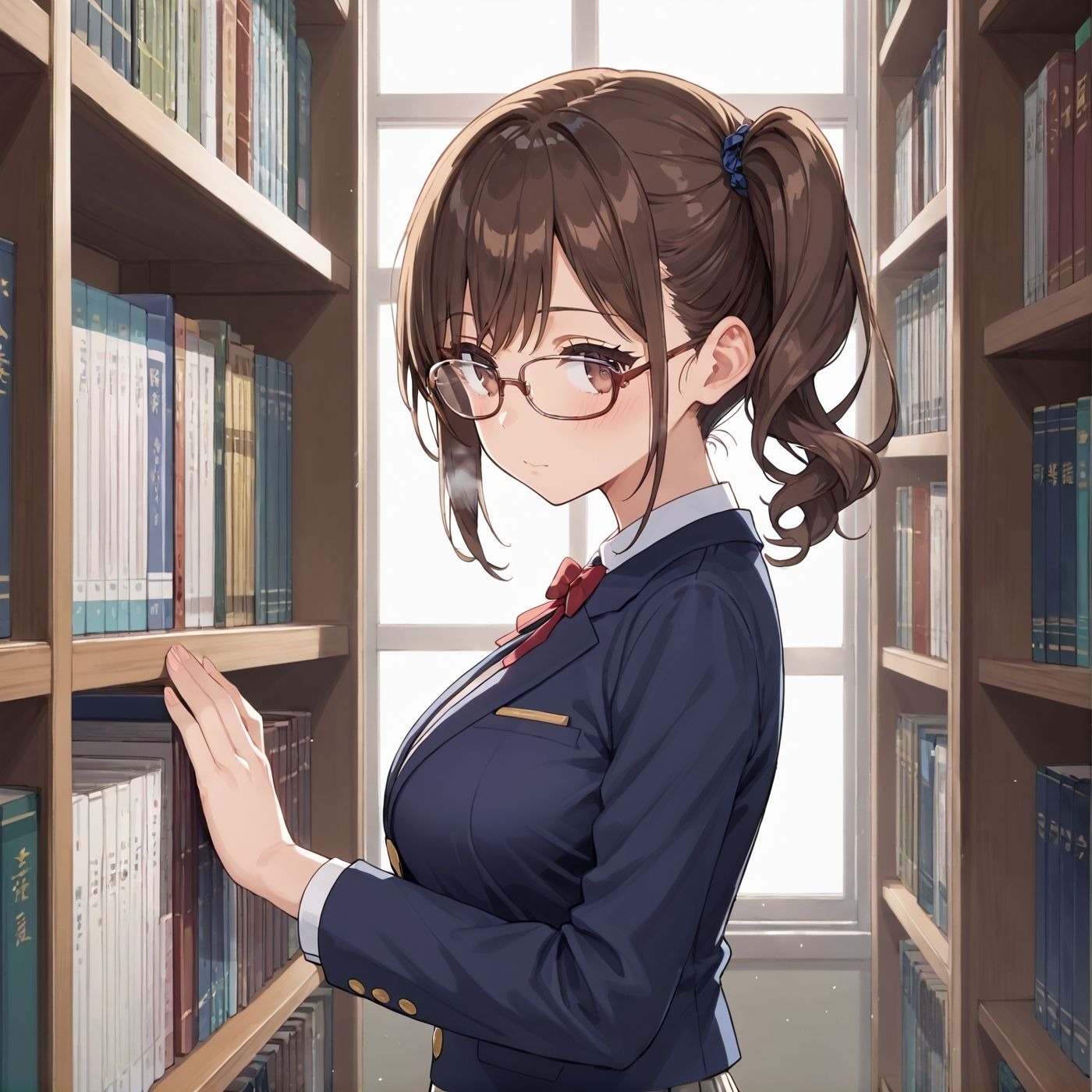 学園性活！図書委員と官能的な秘め事9【メガネ美少女の厳選CG209枚収録】 サンプル画像6