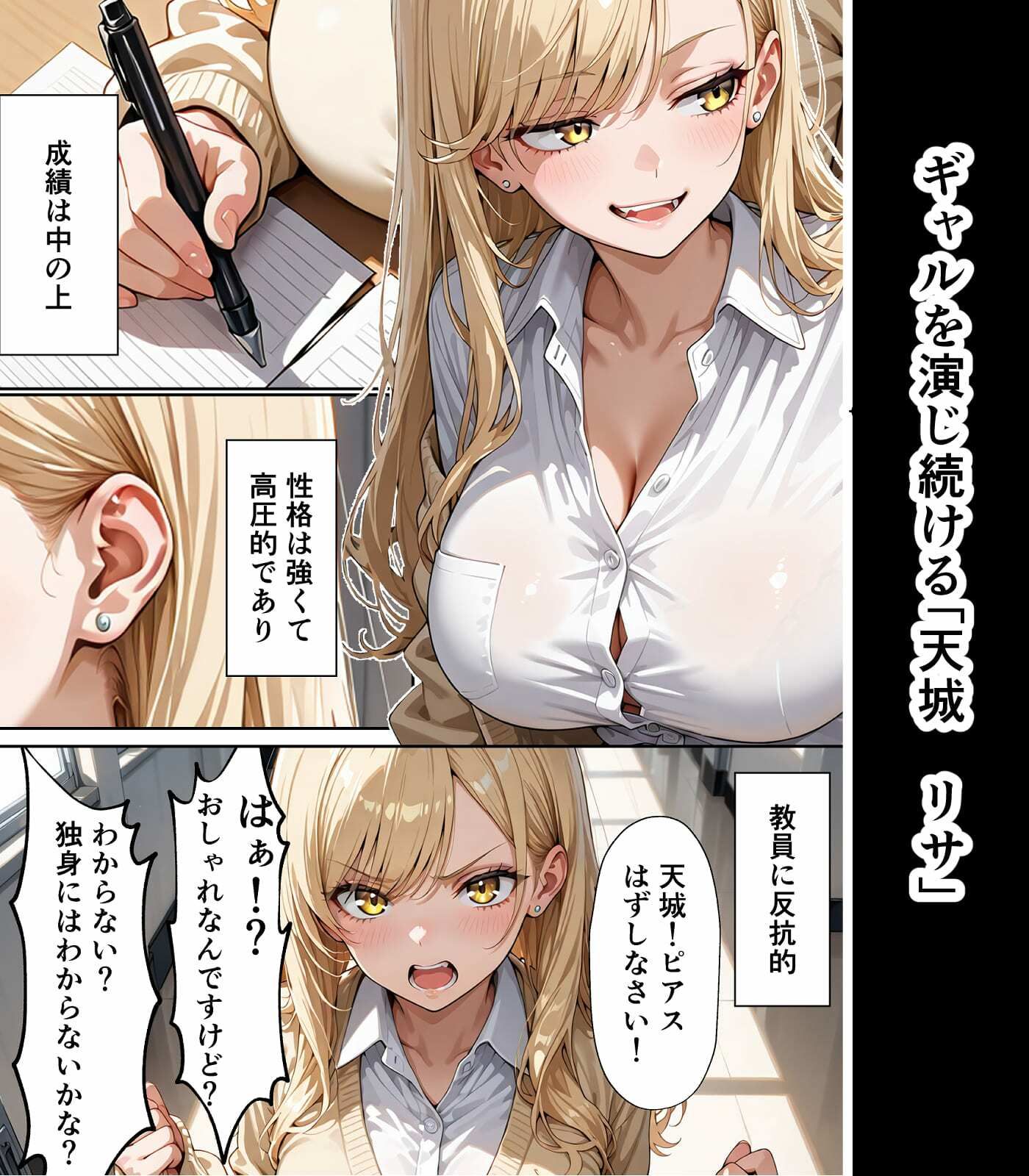 学園憑依II 強がりギャルと、静かな侵入者 サンプル画像1