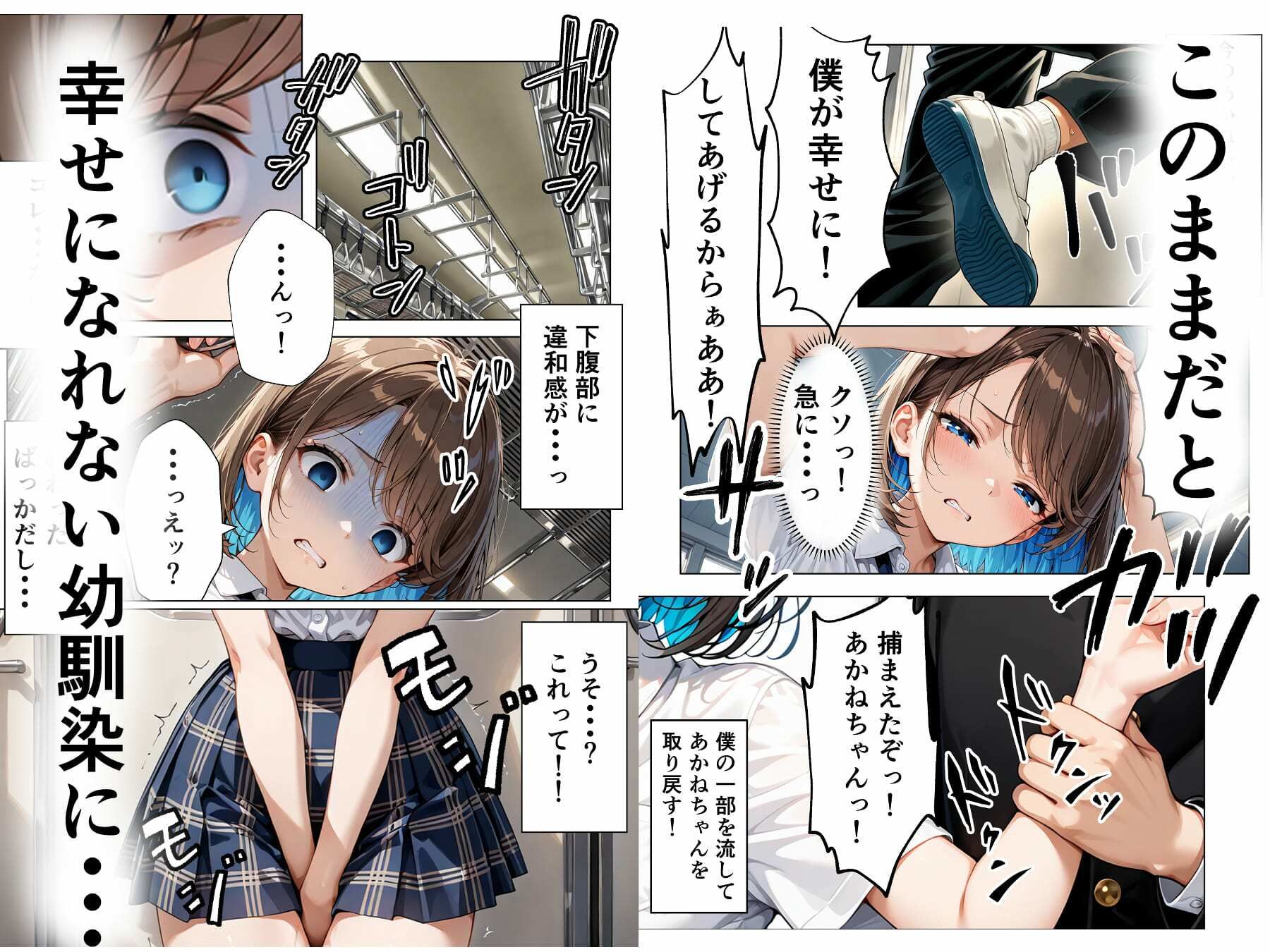 学園排泄  幼馴染がいじめるので人格排泄して幸せになります サンプル画像2