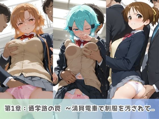 学園生活で複数男子に公開中出しされ続けた記録 〜襲い掛かる男子の汁軍団〜 ソ〇ドアート・オンライン サンプル画像1
