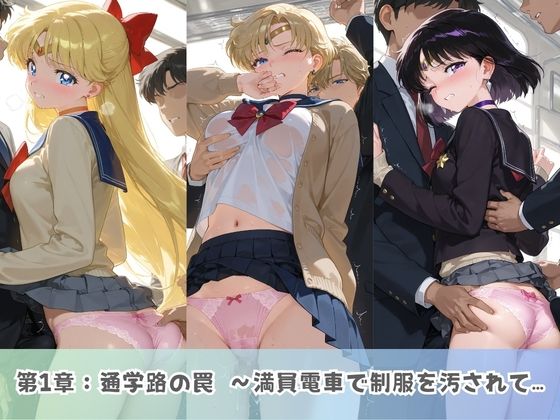 学園生活で複数男子に公開中出しされ続けた記録 〜襲い掛かる男子の汁軍団〜 セ〇ラームーン02 サンプル画像1
