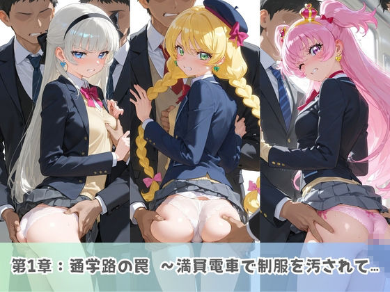 学園生活で複数男子に公開中出しされ続けた記録 〜襲い掛かる男子の汁軍団〜 プ〇キュア サンプル画像1