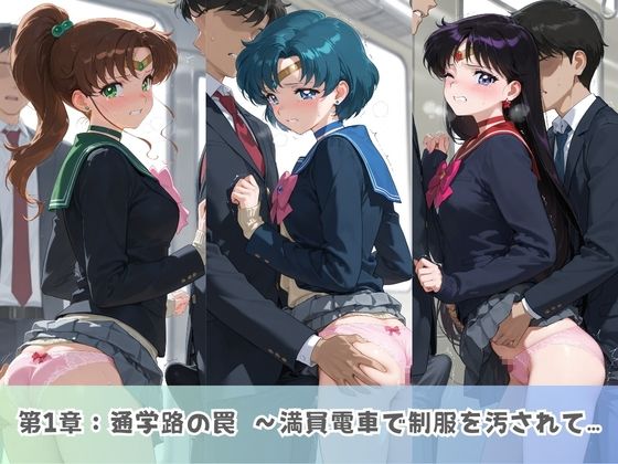 学園生活で複数男子に公開中出しされ続けた記録 〜襲い掛かる男子の汁軍団〜 セ〇ラームーン サンプル画像2