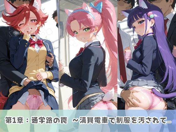 学園生活で複数男子に公開中出しされ続けた記録 〜襲い掛かる男子の汁軍団〜 プ〇キュア4 サンプル画像2