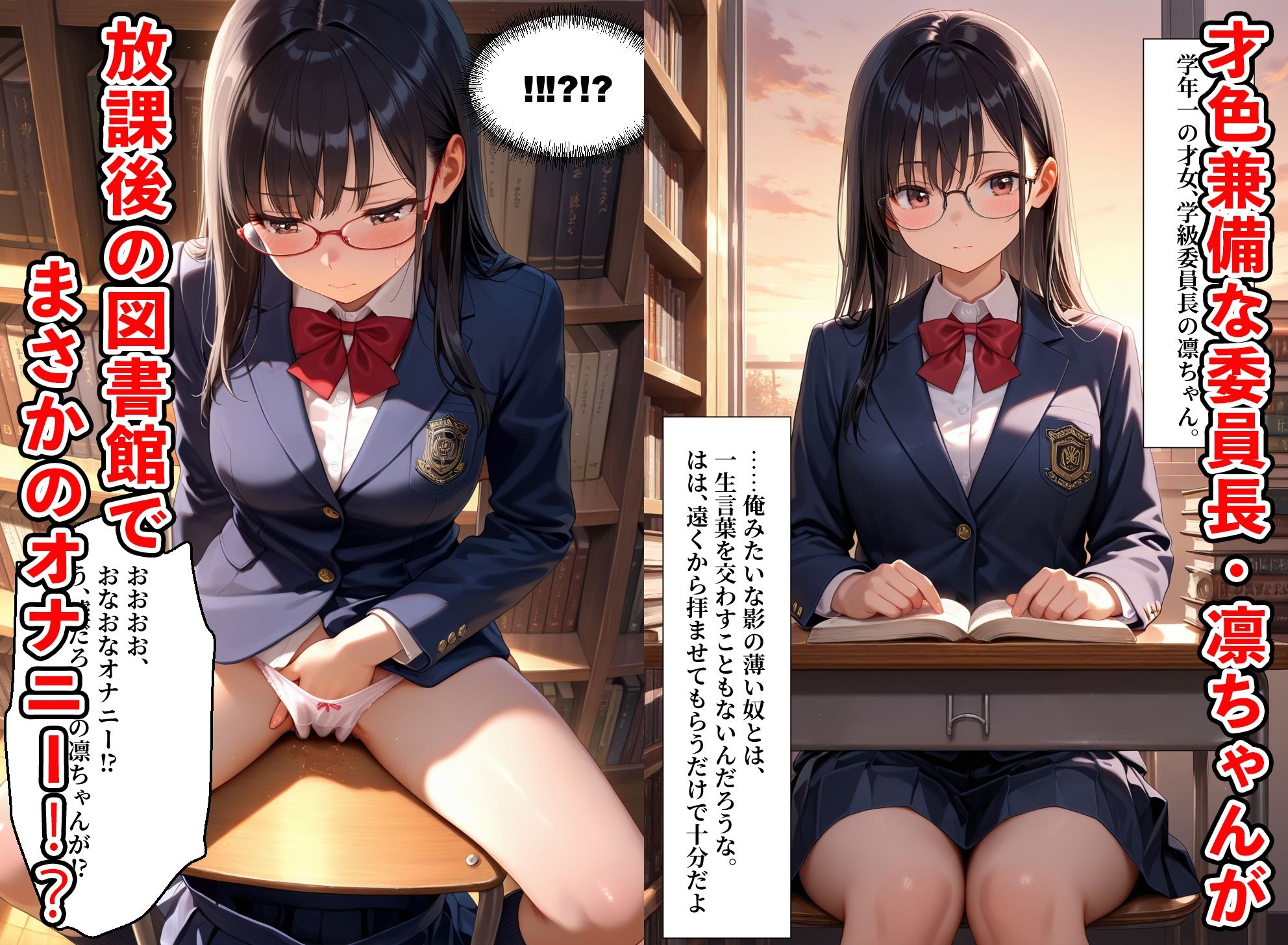 学年1の秀才の弱み握ってわからせセックスしたらメス堕ちした話 サンプル画像1