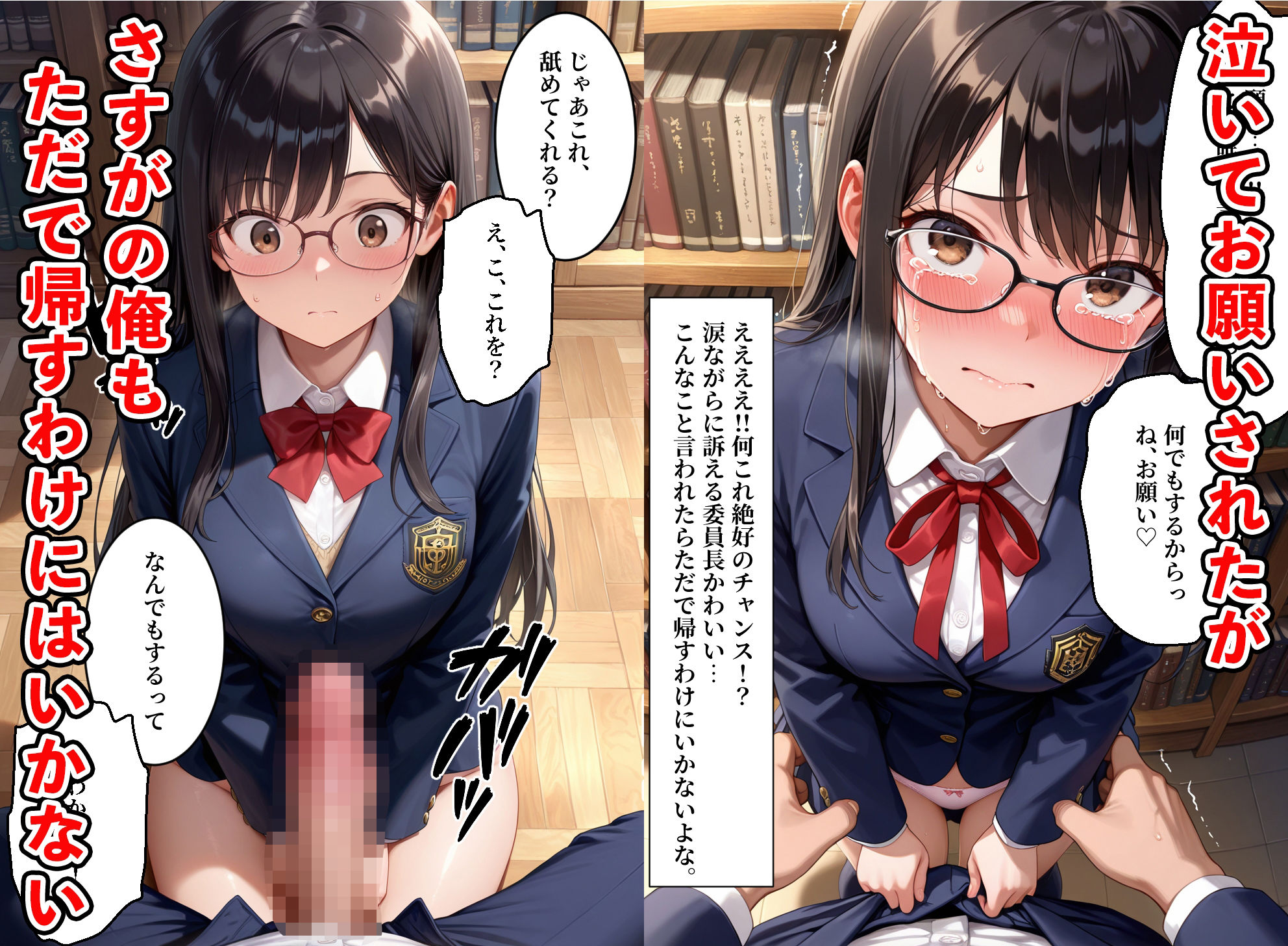 学年1の秀才の弱み握ってわからせセックスしたらメス堕ちした話 サンプル画像2