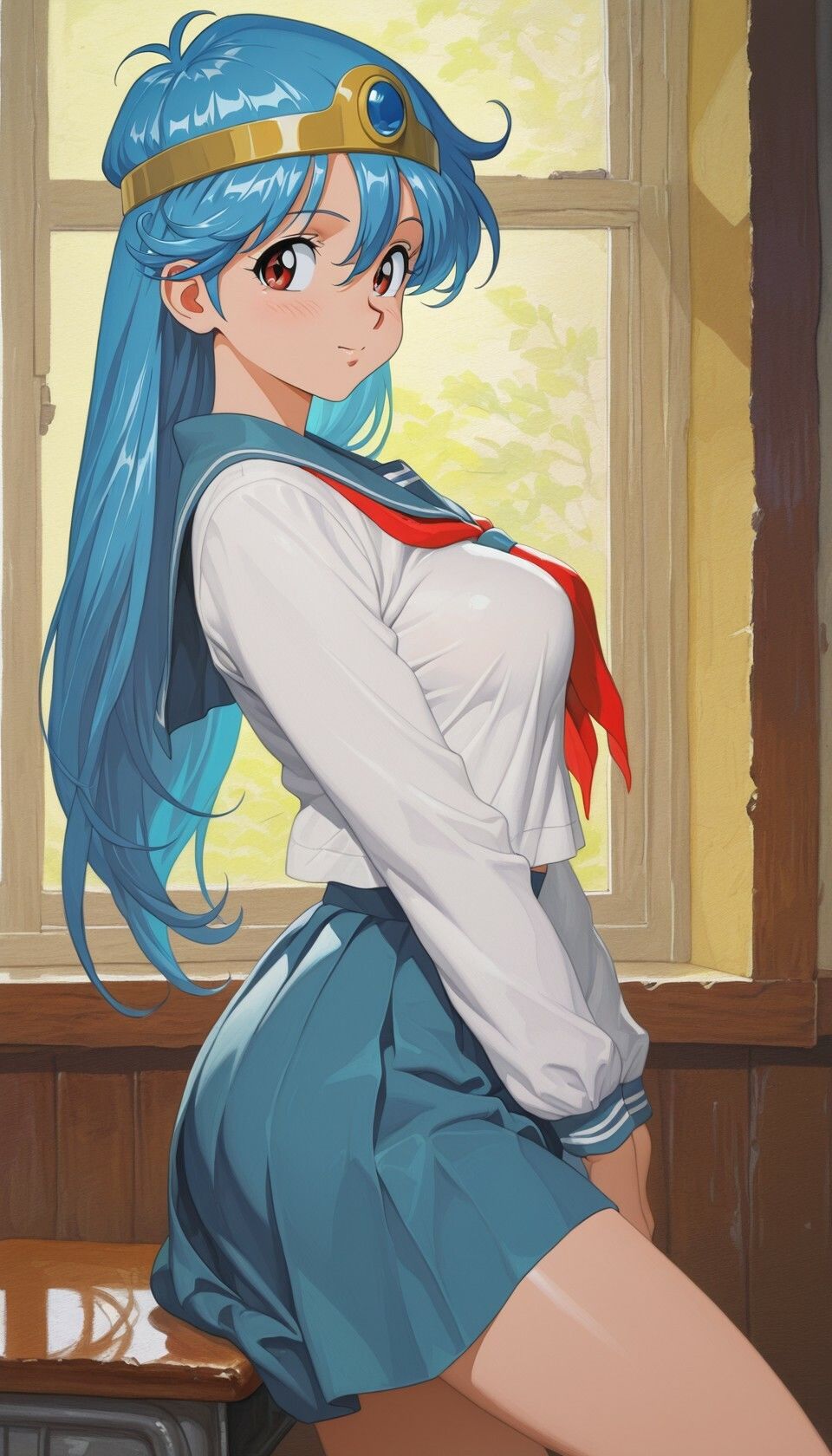 学校にいたドラ〇エ女子と一線こえた風イラスト集 サンプル画像5