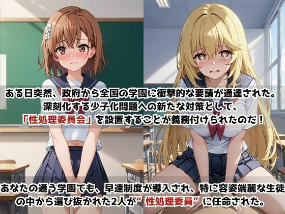 学校の性処理委員に任命されてしまった御〇美琴＆食〇操祈の日常 サンプル画像1