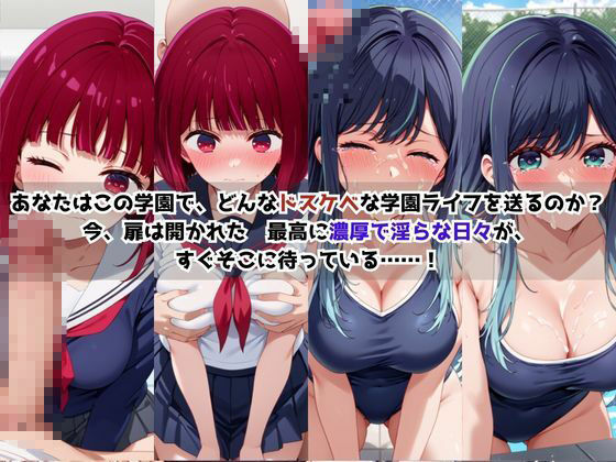 学校の性処理委員に任命されてしまった有○かな＆黒○あかねの日常 サンプル画像2