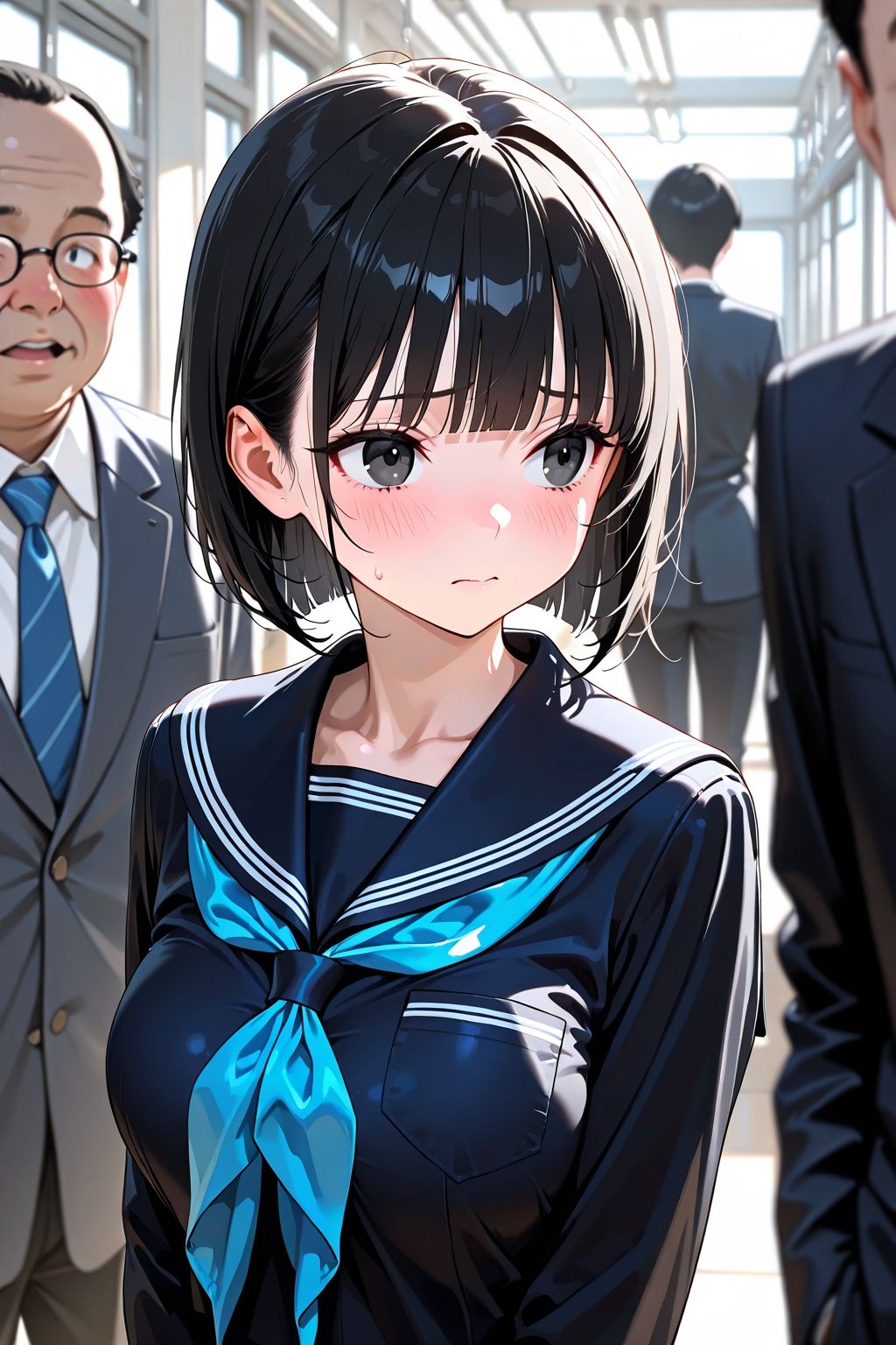 学校中のメスは校長の言いなり奴●で、性処理道具として使い倒される笑 サンプル画像1