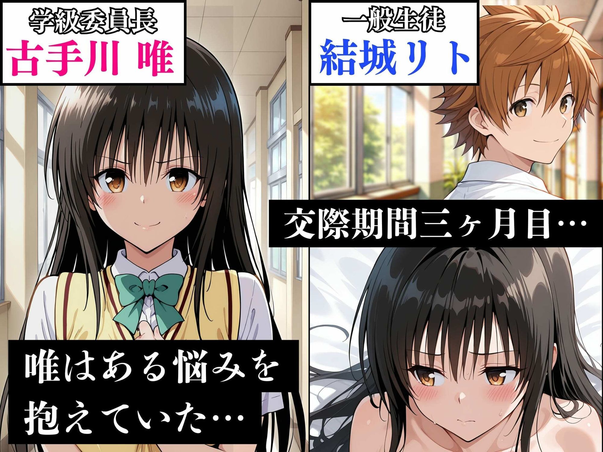 学級委員長 古手川 唯〜担任教師に犯●れる〜 サンプル画像1