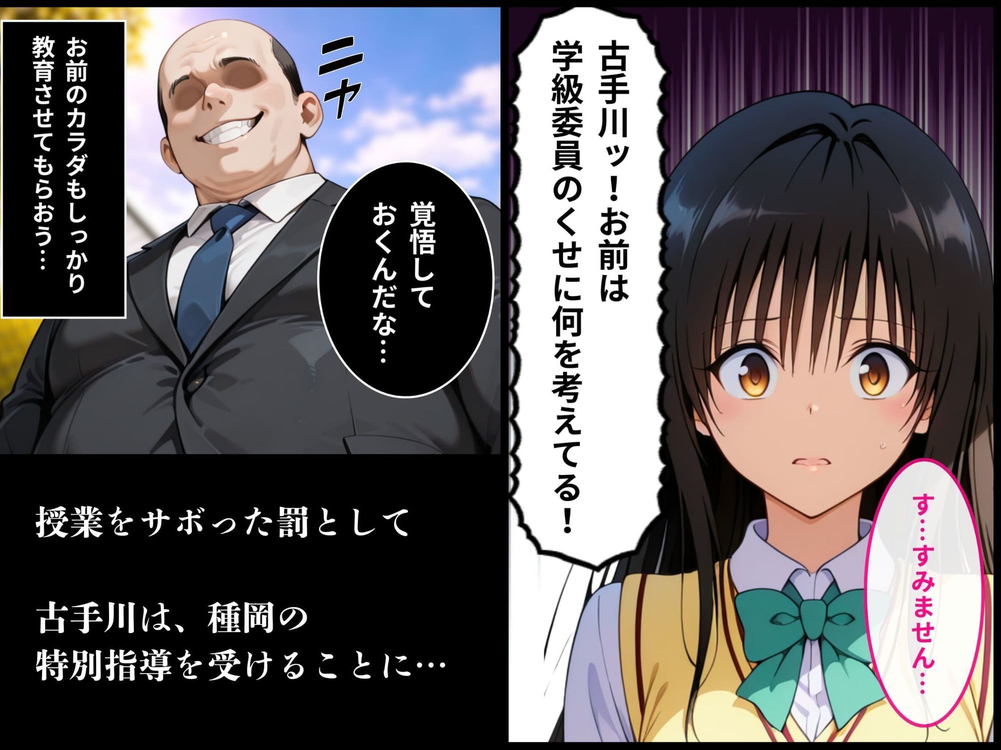 学級委員長 古手川 唯〜担任教師に犯●れる〜 サンプル画像5