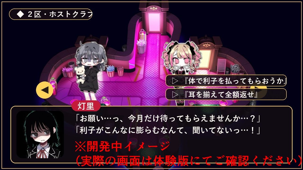 完済できない女たち― 闇金・裏色街・加害者経営RPG ― サンプル画像10