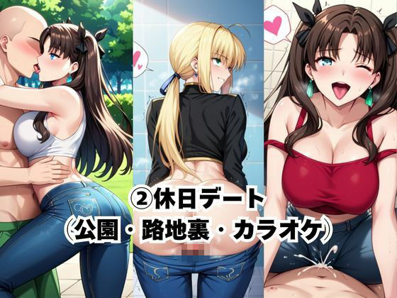 完璧すぎる極上彼女に溺れる毎日〜セ○バー＆遠○凛編〜 サンプル画像4