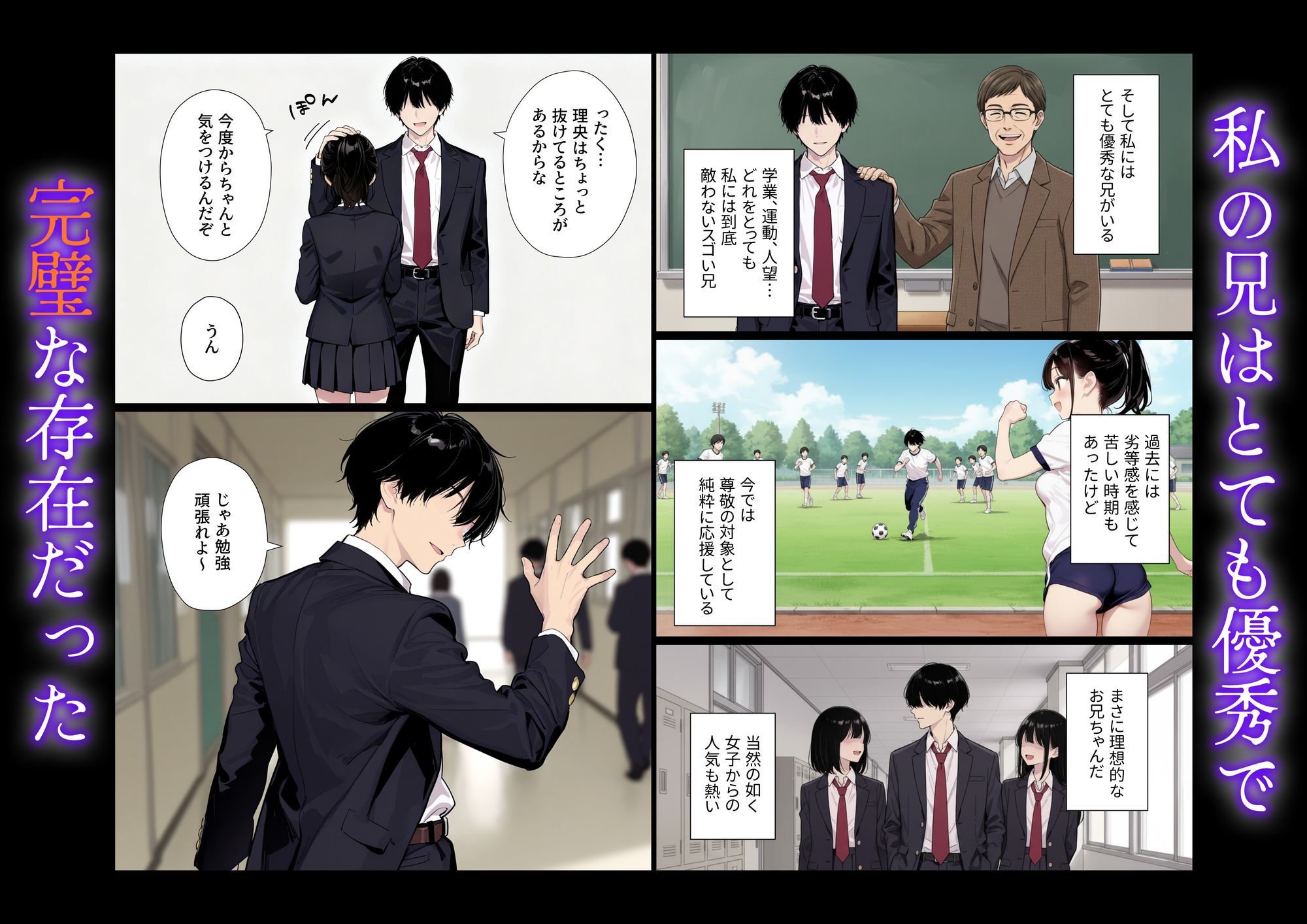 完璧だった兄が彼女にフラれて崩壊、妹への中出し依存セックスがもう止まらない サンプル画像1