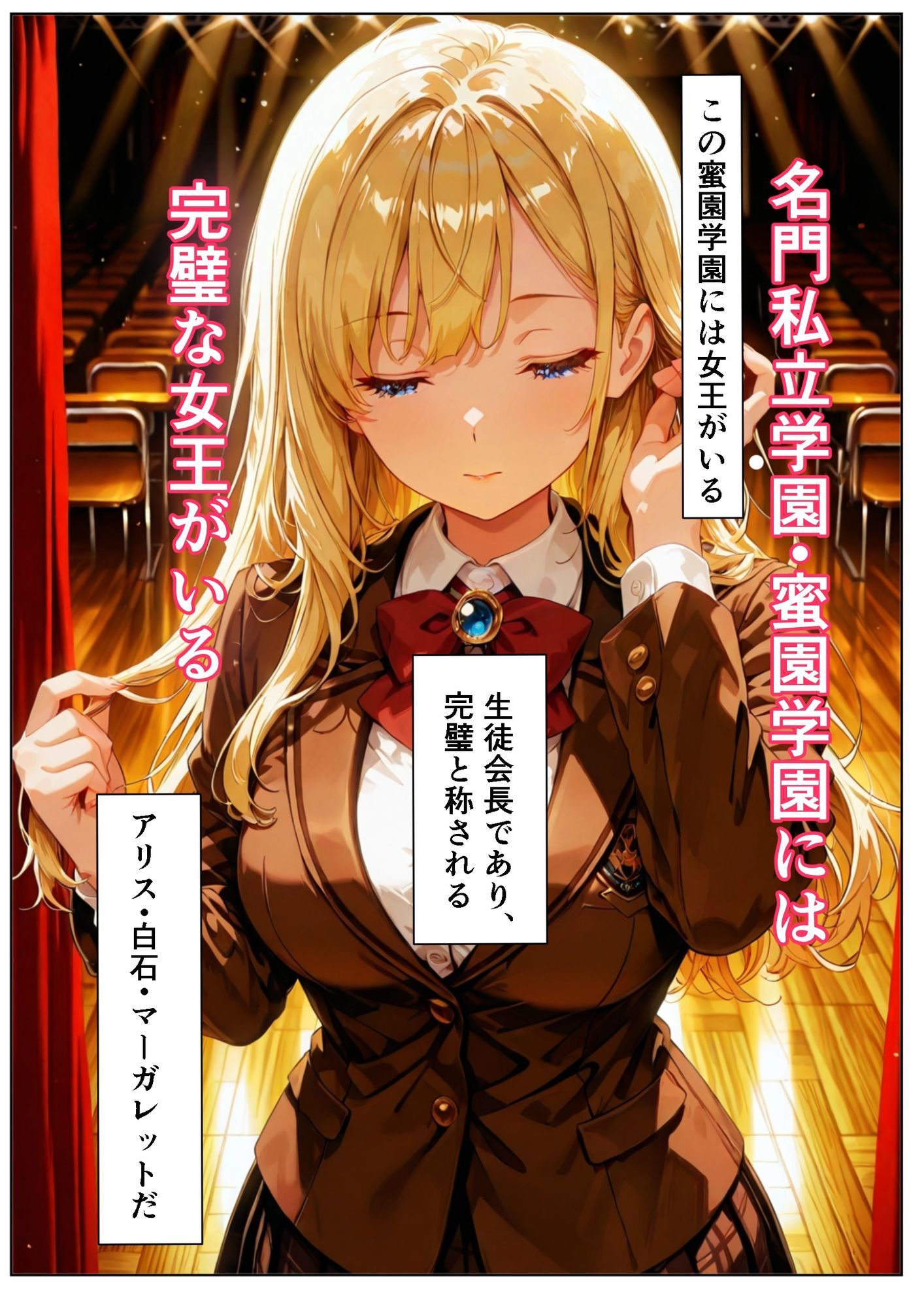 完璧生徒会長アリスの聖水〜変態な彼女と僕が繋がった日 サンプル画像1