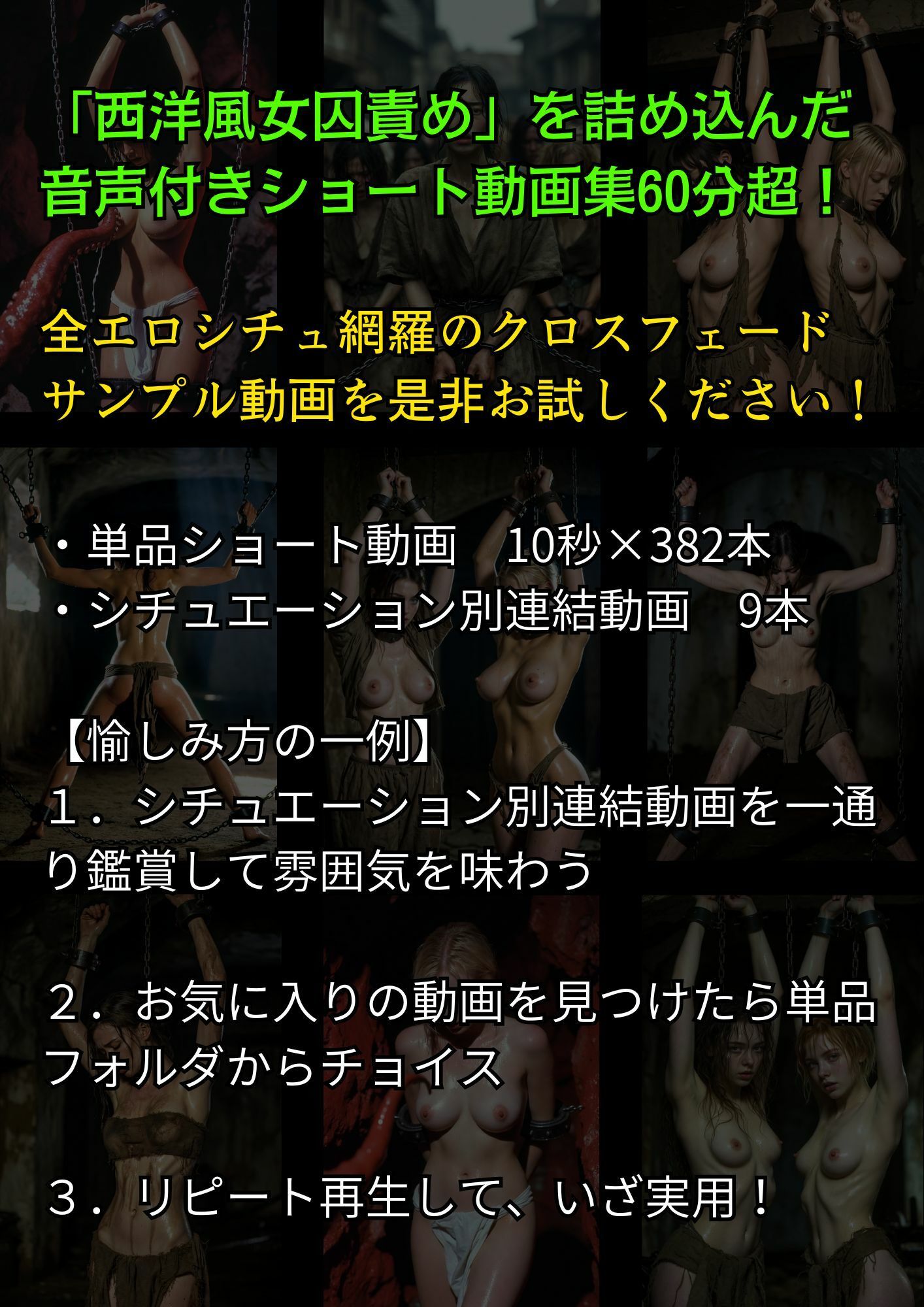 実写風拘束責めショート動画集  レンセレン審理院執刑映像資料集第2拷 サンプル画像1
