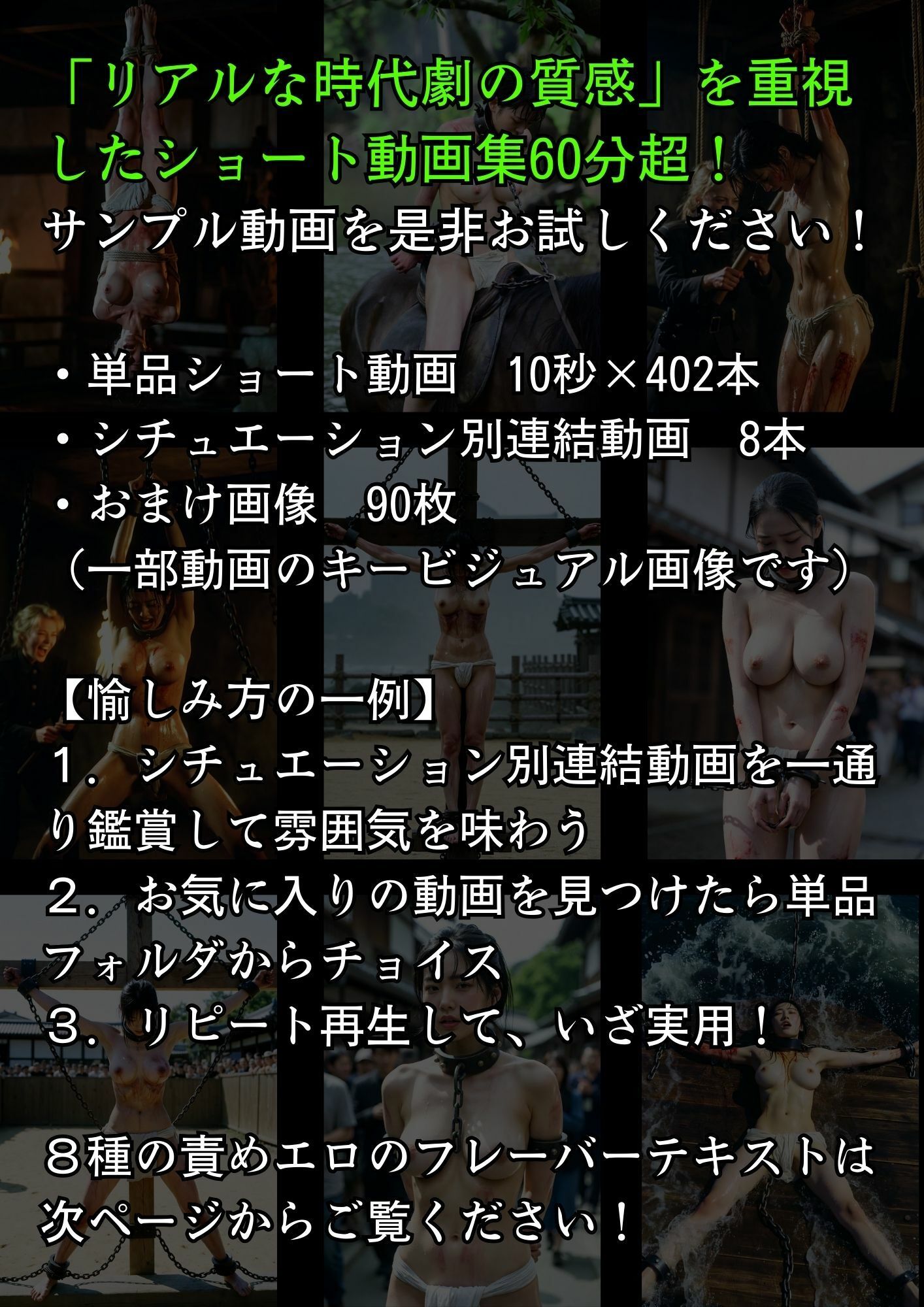 実写風拘束責めショート動画集  レンセレン審理院執刑映像資料集第1号 サンプル画像1