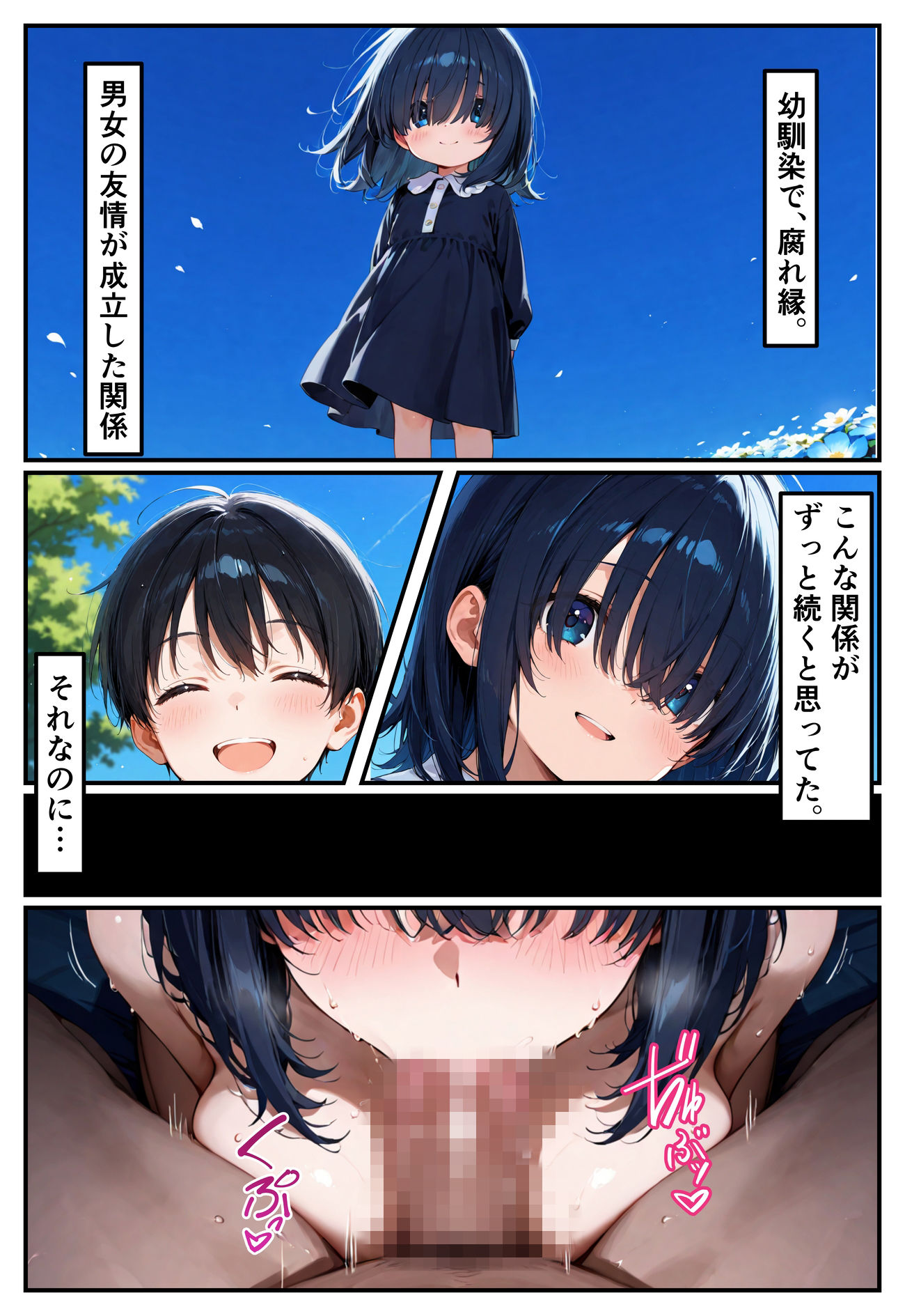 家に入り浸るニート幼馴染に体で支払ってもらう話。 サンプル画像2