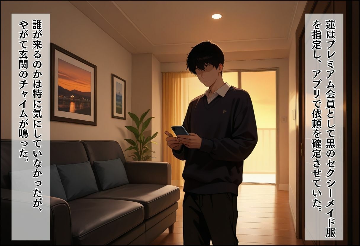 家事代行アプリで人妻をコスプレ奉仕させる話 〜隣人妻メイド奉仕編〜 サンプル画像4