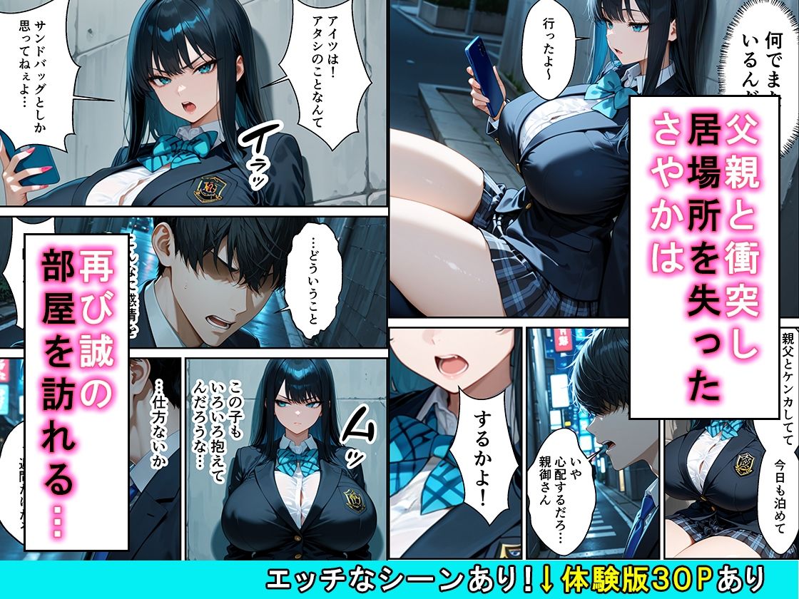 家出したクールなギャルを拾ったらベタ惚れされてイチャラブセックスした話 サンプル画像3