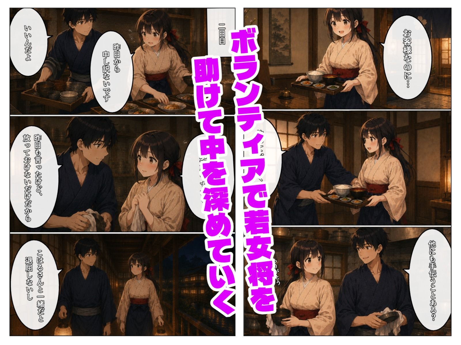 宿帳に、君の名前-夜の見回りは、君とふたりで。 サンプル画像2