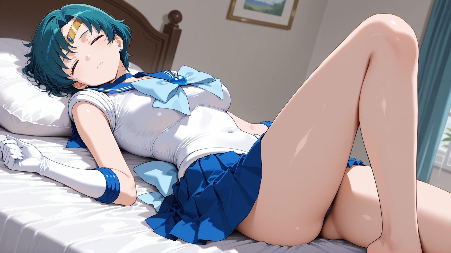 寝ている○○にぶっかけ あみ編 サンプル画像5