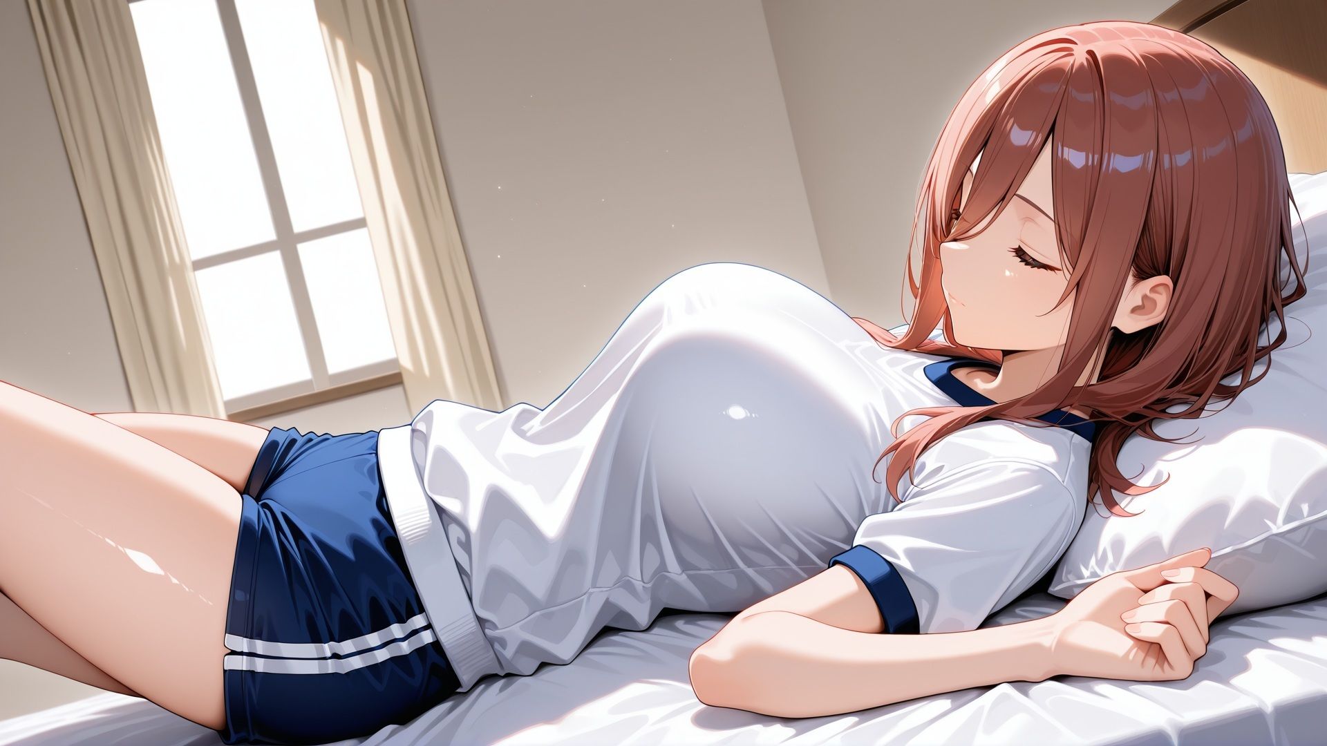 寝ている○○にぶっかけ みく編 サンプル画像3