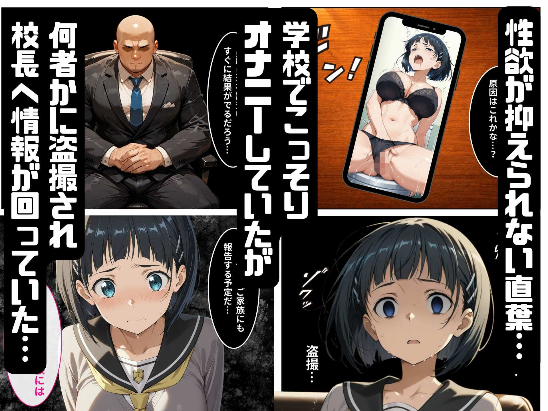 寝取られた直葉-校長のちんぽでメス堕ちする サンプル画像4