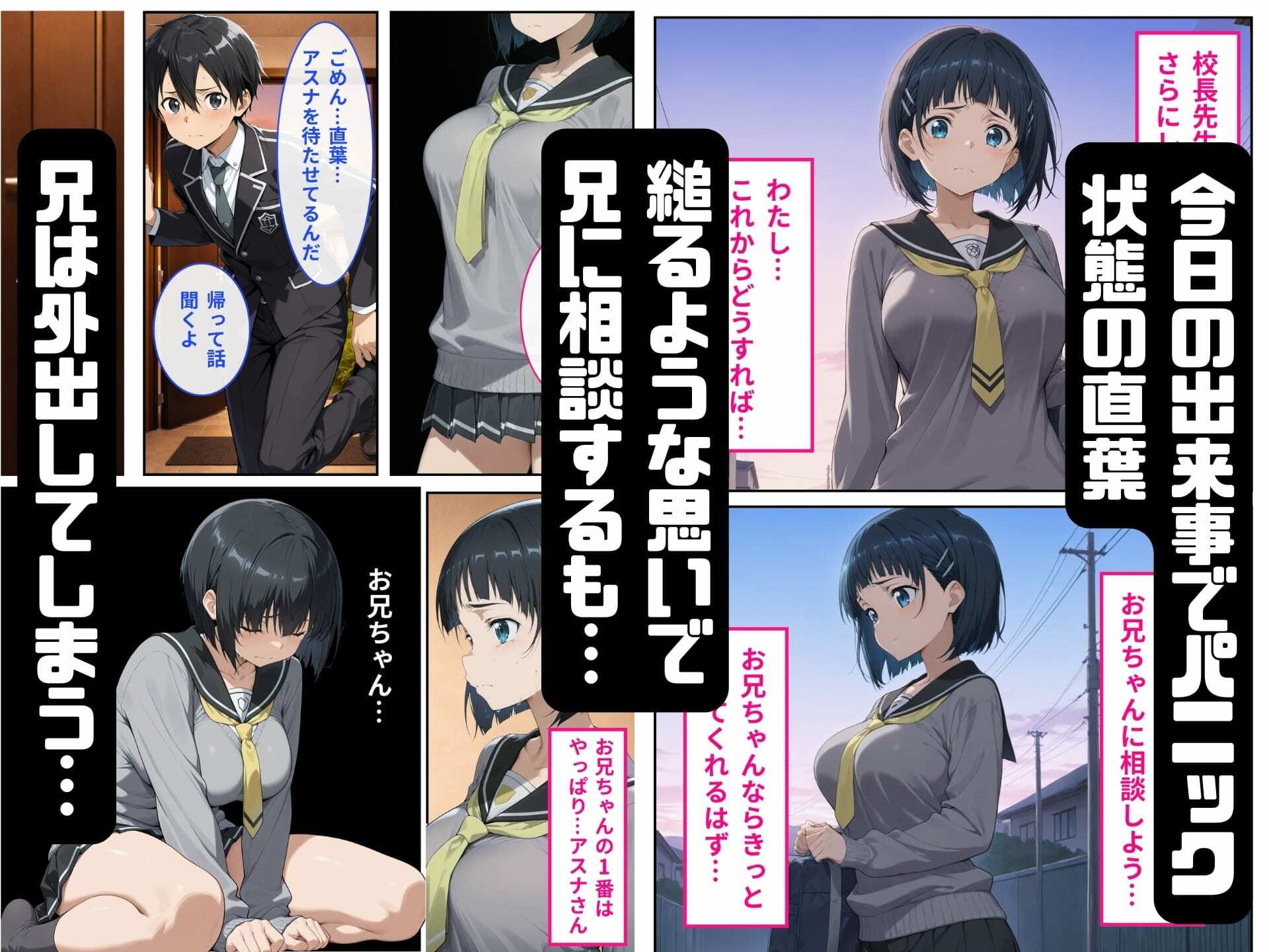 寝取られた直葉-校長のちんぽでメス堕ちする サンプル画像8