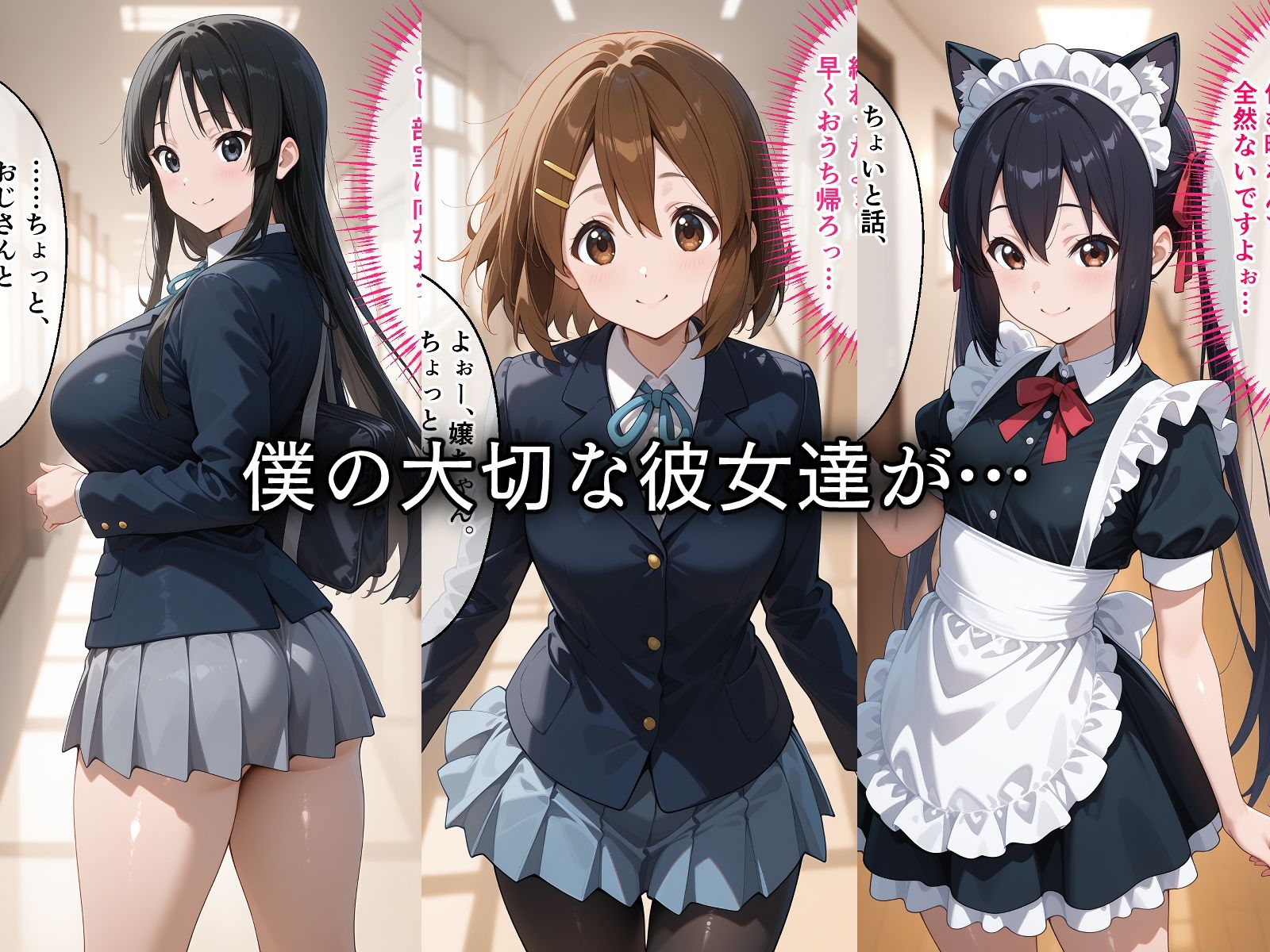 寝取られた軽音部たち〜催〇アプリで種付け完了 サンプル画像1