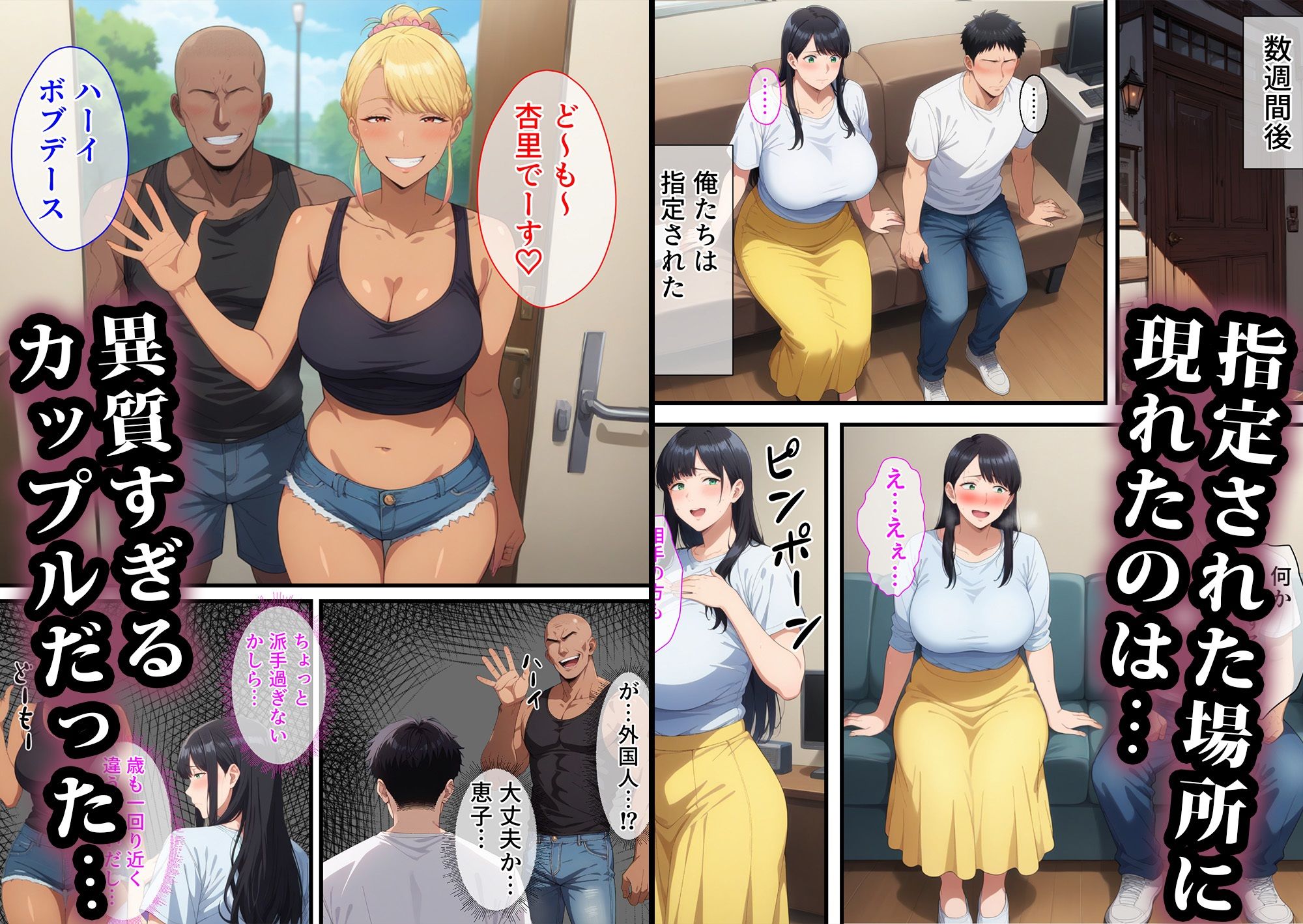 寝取られスワッピング〜総集編 サンプル画像3