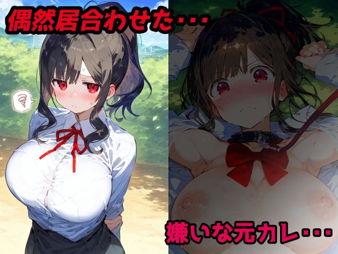 寝取られ不倫！言いなり変態ペットプレイで妊娠ボテ腹セックス！【CG集500枚】 サンプル画像1