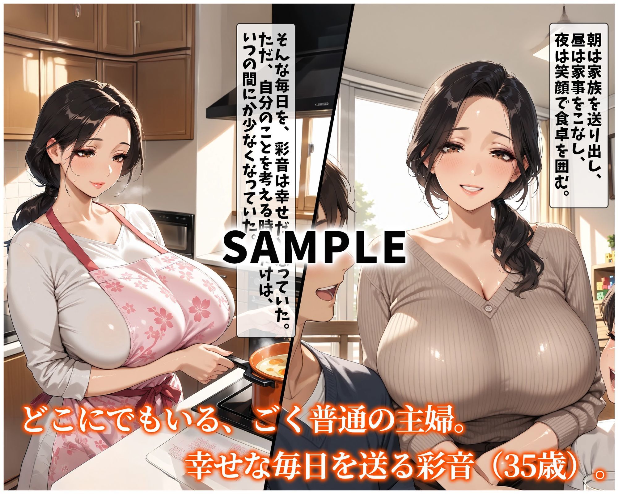 寝取られ人妻（35）普通の主婦が一番エロい サンプル画像2