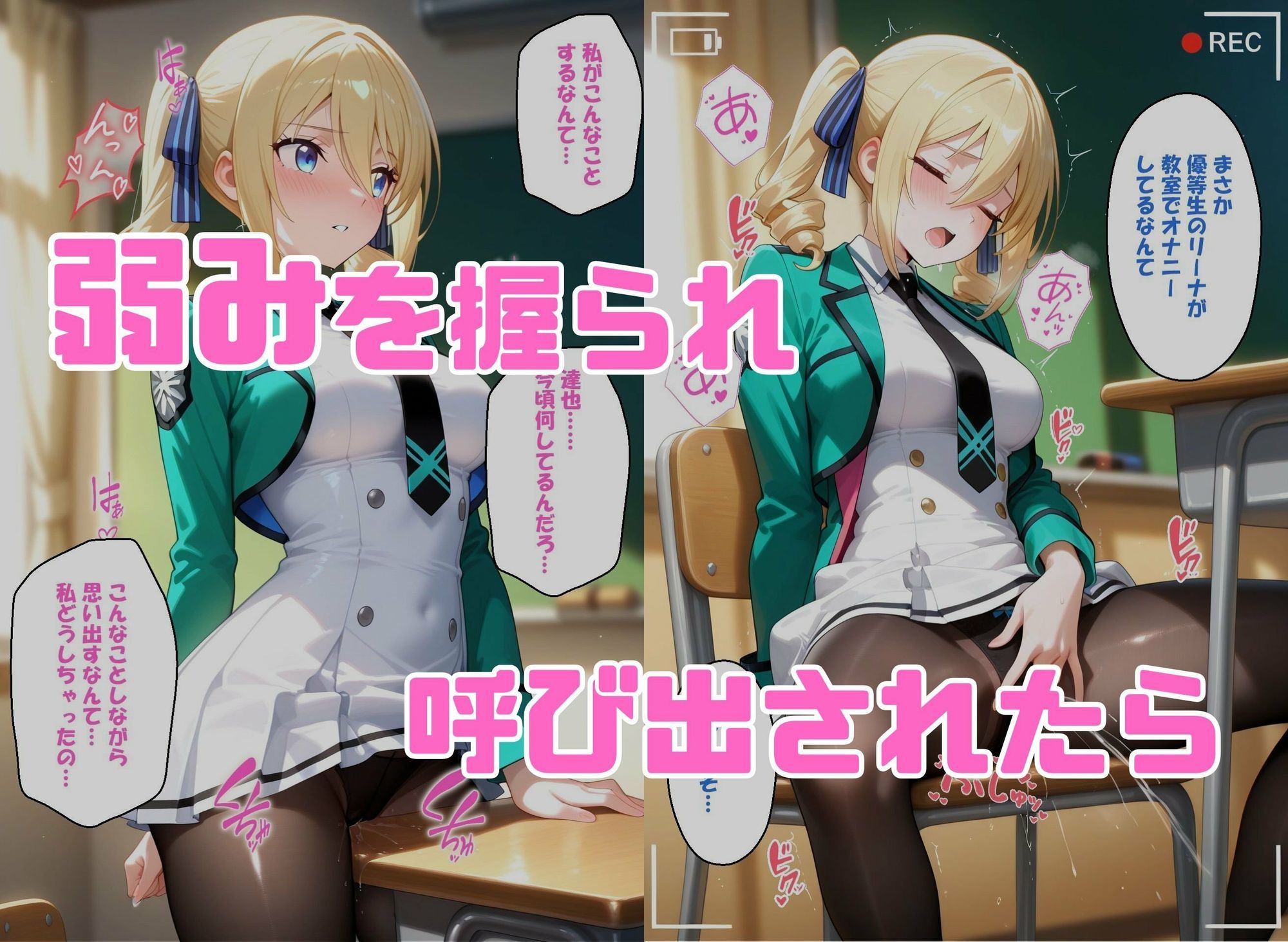 寝取られ女子 弱みをネタに支配された アンジェ〇ーナ=クドウ=シールズ サンプル画像1