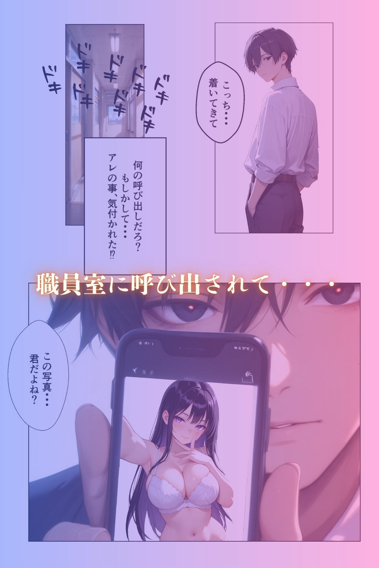 寝取られ学級委員長  〜裏垢の弱みを握られ教師に汗だく中出し肉便器〜 サンプル画像4