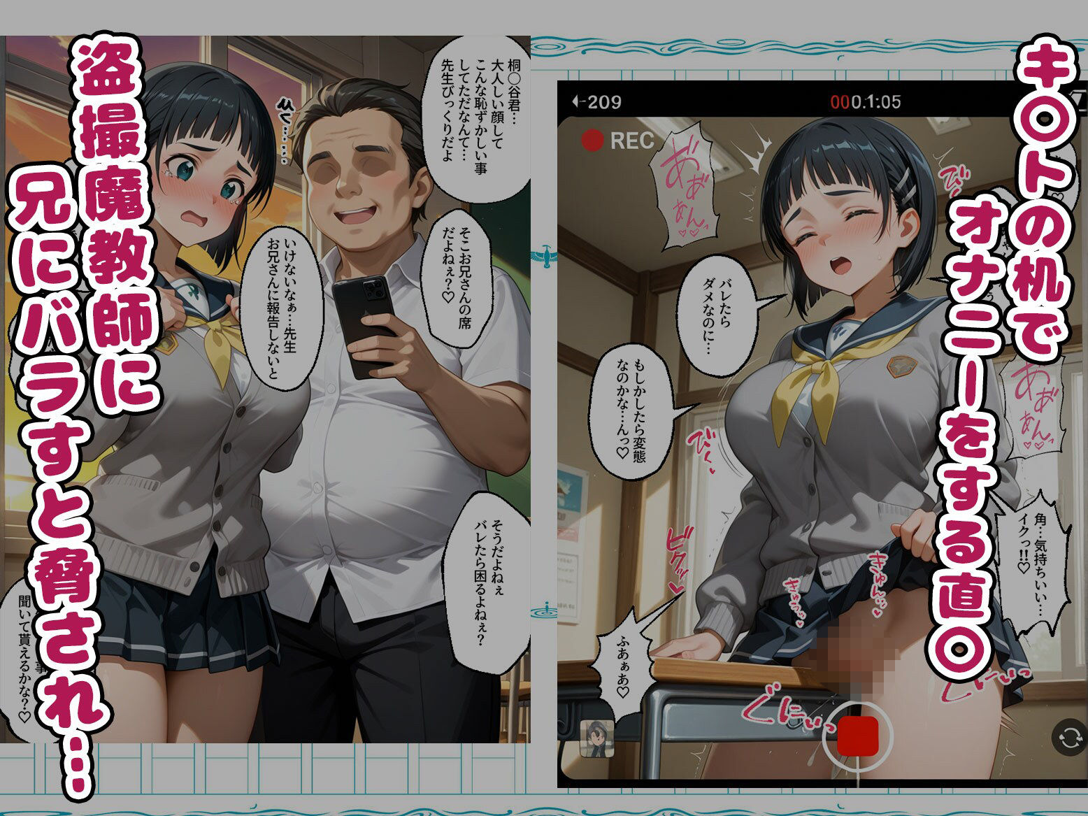 寝取られ性指導〜痴態盗撮？完全服従〜1話【S〇O】 サンプル画像4