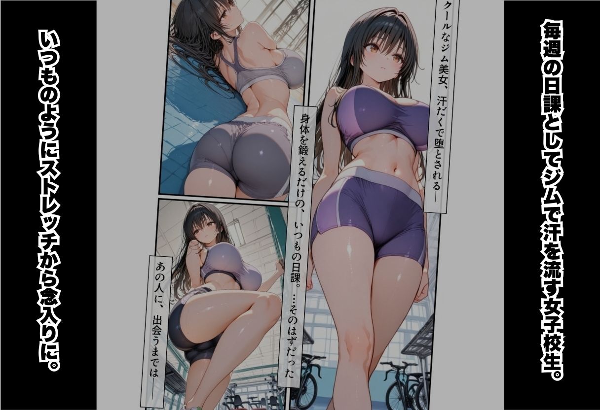 専属トレーナーの巨根に堕ちた女子校生 −寝取られ汗だく生ハメSEX− サンプル画像1