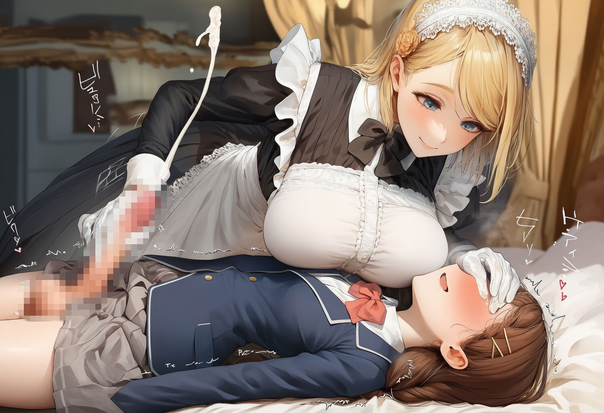 射精サポートメイド〜授乳手袋コキ・おっぱい甘え〜 サンプル画像3