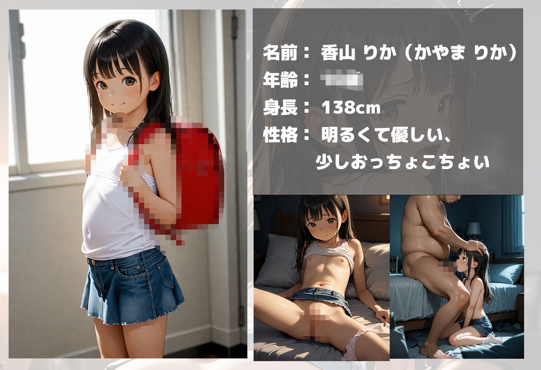 少女監禁〜おじさんの性処理ペット〜 サンプル画像1