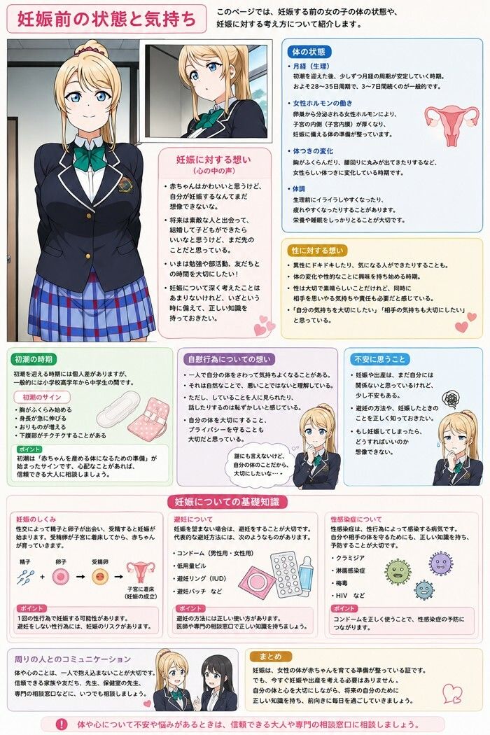 少子化対策のため性教育の教材に選ばれたクラスメイト_voL4 サンプル画像1