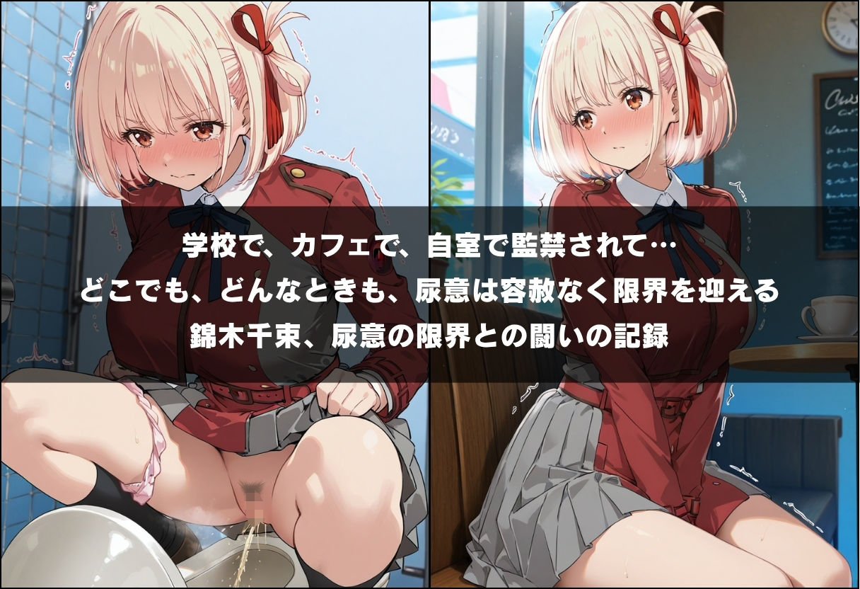 尿意の限界 リコリコおもらし 錦木千束 サンプル画像1