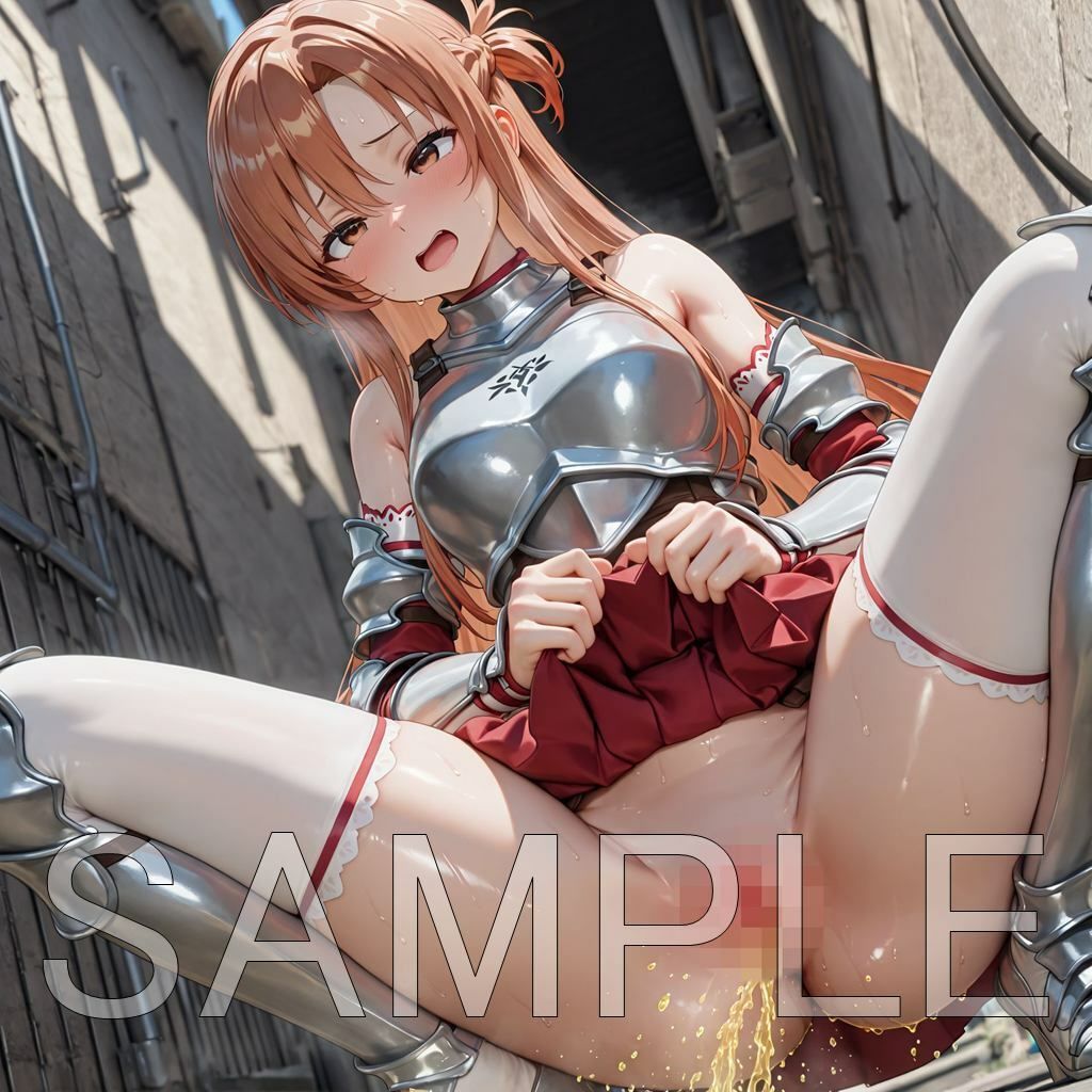 屋外限界放尿アスナ サンプル画像3